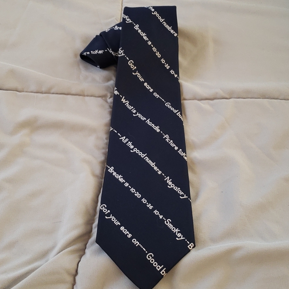 Vintage Trucker CB Radio Tie